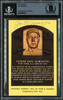 Joe DiMaggio Autographed Hall of Fame HOF Plaque Postcard New York Yankees Beckett BAS #12059138