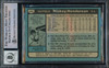 Rickey Henderson Autographed 1980 Topps Rookie Card #482 Oakland A's Auto Grade Gem Mint 10 Beckett BAS #15785055