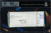 Bill Russell Autographed 3x6 Check Boston Celtics Beckett BAS Stock #239745