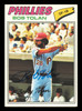Bobby Tolan Autographed 1977 Topps Card #188 Philadelphia Phillies SKU #241085