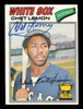 Chet Lemon Autographed 1977 Topps Card #58 Card Chicago White Sox SKU #241040