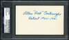 Allen "Red" Conkwright Autographed 3x5 Index Card Detroit Tigers "1920-21" PSA/DNA #83862779