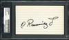 Orlando Ramirez Autographed 3x5 Index Card California Angels PSA/DNA #83862318