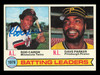 Rod Carew Autographed 1979 Topps Leader Card #1 Card Minnesota Twins SKU #241183