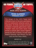Rod Carew Autographed 2011 Topps 60 Years of Topps Card #60YOT-21 Card Minnesota Twins SKU #241214
