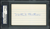 Walter "Cuckoo" Christensen Autographed 3x5 Index Card Cincinnati Reds PSA/DNA #83862189