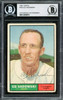 Ed Sadowski Autographed 1961 Topps Card #163 Los Angeles Angels Beckett BAS #12305974