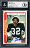 Jack Tatum Autographed 1978 Topps Card #28 Oakland Raiders Beckett BAS #17831025