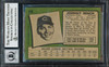 Johnny Bench Autographed 1971 Topps Card #250 Cincinnati Reds Auto Grade Gem Mint 10 Beckett BAS #13015842