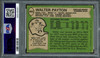 Walter Payton Autographed 1978 Topps Card #200 Chicago Bears PSA/DNA #99548081