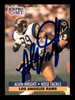 Alvin Wright Autographed 1991 Pro Set Card #206 Los Angeles Rams SKU #242124