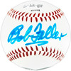 Bob Feller Autographed Official Peoria Chiefs Logo Baseball Cleveland Indians SKU #243182