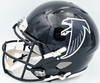 Andre Rison Autographed Atlanta Falcons 1990-02 Throwback Black Full Size Authentic Speed Helmet "I Was A Bad MF" Beckett BAS Witness Stock #243655