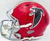Andre Rison Autographed Atlanta Falcons 1966-69 Throwback Red Full Size Authentic Speed Helmet "Bad Moon, Showtime" Beckett BAS Witness Stock #243656