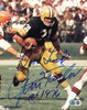 Jim Taylor Autographed 8x10 Photo Green Bay Packers "Good Luck HOF 1976" Beckett BAS QR #BS32004