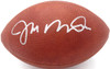 Joe Montana Autographed NFL Leather Football San Francisco 49ers Beckett BAS QR #BS30305