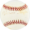 Warren Spahn Autographed Official MLB Baseball Milwaukee Braves Beckett BAS QR #BR51122