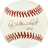 Roy Hilton White Autographed Official AL Baseball New York Yankees "#6" Beckett BAS QR #BR51264