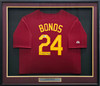 Arizona State Sun Devils Barry Bonds Autographed Framed Maroon Majestic Jersey Beckett BAS QR & BB Holo #AP009279