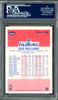 Gus Williams Autographed 1986-87 Fleer Card #124 Washington Bullets PSA/DNA #83921061