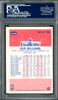 Gus Williams Autographed 1986-87 Fleer Card #124 Washington Bullets PSA/DNA #83921070