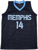 Memphis Grizzlies Zach Edey Autographed Blue Jersey Beckett BAS Witness Stock #249027
