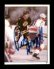 Peter McNab Autographed 1982-83 Topps Stickers Card #84 Boston Bruins SKU #251446