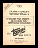 Garry Howatt Autographed 1982-83 Topps Stickers Card #133 Hartford Whalers SKU #251452