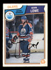 Kevin Lowe Autographed 1983-84 O-Pee-Chee Card #37 Edmonton Oilers SKU #251956