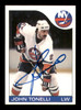 John Tonelli Autographed 1985-86 Topps Card #41 New York Islanders SKU #251114