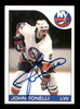 John Tonelli Autographed 1985-86 Topps Card #41 New York Islanders SKU #251116