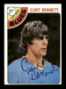 Curt Bennett Autographed 1978-79 Topps Card #31 St. Louis Blues SKU #251375