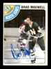 Brad Maxwell Autographed 1978-79 Topps Card #83 Minnesota North Stars SKU #251381