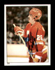 Mel Bridgman Autographed 1983-84 Topps Stickers Card #265 Calgary Flames SKU #251575