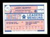 Larry Murphy Autographed 1987-88 O-Pee-Chee Minis Card #31 Washington Capitals SKU #251688