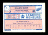 Shawn Burr Autographed 1987-88 O-Pee-Chee Minis Card #5 Detroit Red Wings SKU #251740
