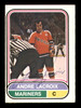 Andre Lacroix Autographed 1975-76 O-Pee-Chee WHA Card #10 San Diego Mariners SKU #251755