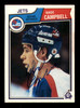 Wade Campbell Autographed 1983-84 O-Pee-Chee Rookie Card #382 Winnipeg Jets SKU #252023