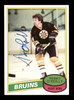Terry O'Reilly Autographed 1980-81 Topps Card #56 Boston Bruins SKU #251218