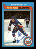Bob Bourne Autographed 1979-80 Topps Card #56 New York Islanders SKU #251279