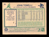 John Tonelli Autographed 1983-84 O-Pee-Chee Card #20 New York Islanders SKU #251949 John Tonelli Autographed 1983-84 O-Pee-Chee Card #20 New York Islanders SKU #251949