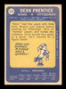 Dean Prentice Autographed 1969-70 Topps Card #115 Pittsburgh Penguins SKU #251199