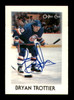 Bryan Trottier Autographed 1987-88 O-Pee-Chee Minis Card #41 New York Islanders SKU #251673