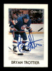Bryan Trottier Autographed 1987-88 O-Pee-Chee Minis Card #41 New York Islanders SKU #251676