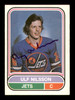 Ulf Nilsson Autographed 1975-76 O-Pee-Chee WHA Card #83 Winnipeg Jets SKU #251821