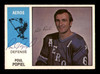 Poul Popiel Autographed 1974-75 O-Pee-Chee WHA Card #59 Houston Aeros SKU #251639