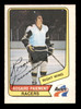 Rosaire Paiement Autographed 1976-77 O-Pee-Chee WHA Card #37 Indianapolis Racers SKU #251908