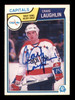 Craig Laughlin Autographed 1983-84 O-Pee-Chee Rookie Card #375 Washington Capitals SKU #252017