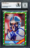 John Elway Autographed 1986 Topps Card #112 Denver Broncos Auto Grade Gem Mint 10 Beckett BAS #18278806