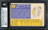 Steve Hovley Autographed .75x1.75 Cut Signature (Attached to 1970 Topps Card #514) Seattle Pilots Beckett BAS #18279007
